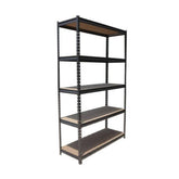 Estante Metálico Negro 180x120x45cm - 600KG